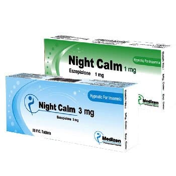 Night Calm 1 mg &amp; 3 mg Tablets